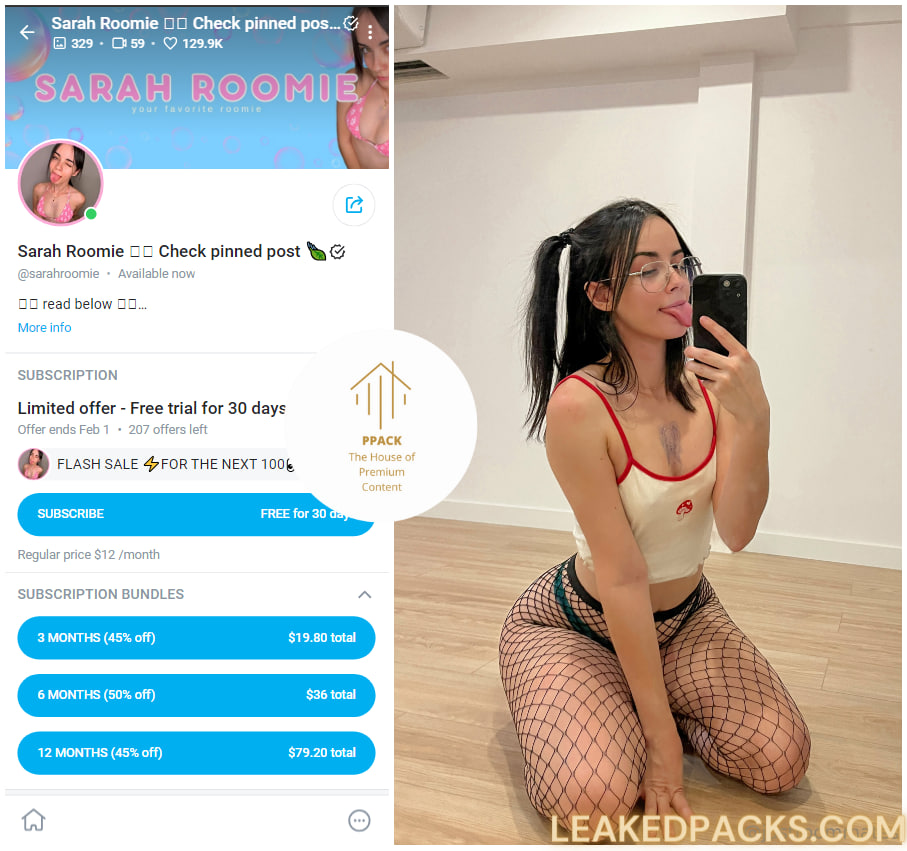 Sarah-Roomie-aka-Justroommates-Full-Onlfyans-Sextapes-&-Blowjobs-4GB